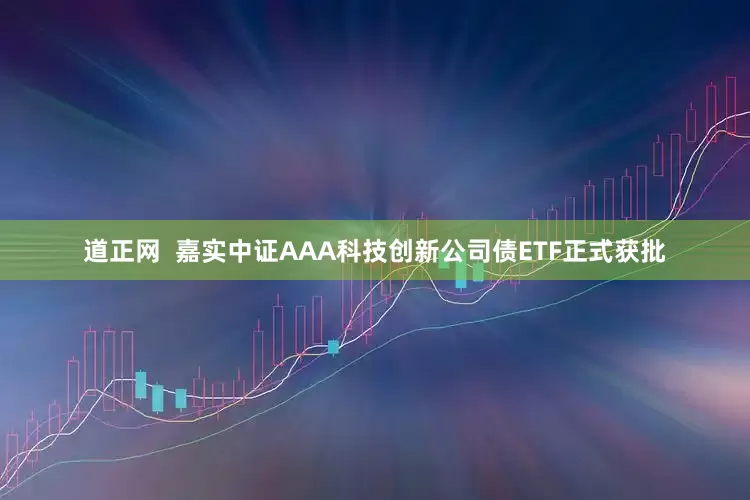 道正网  嘉实中证AAA科技创新公司债ETF正式获批